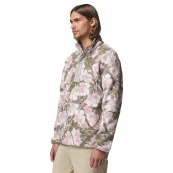 Кофта Columbia Helvetia™ II Printed Half Snap Fleece M - коричнево/зелено/рожева