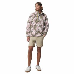 Кофта Columbia Helvetia™ II Printed Half Snap Fleece M - коричнево/зелено/рожева