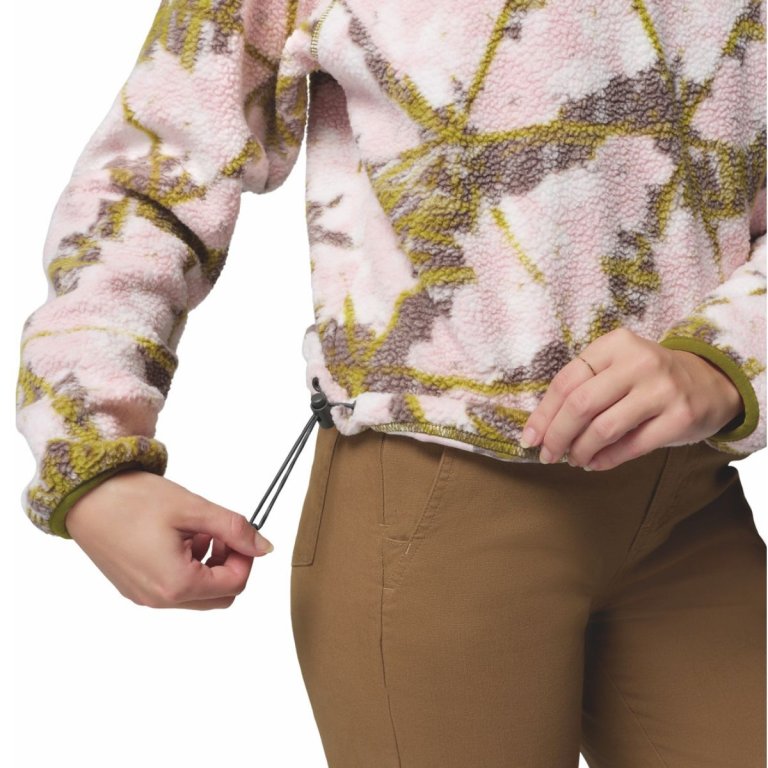 Кофта Columbia Helvetia™ II Printed Cropped Half Snap W - коричнево/зелена