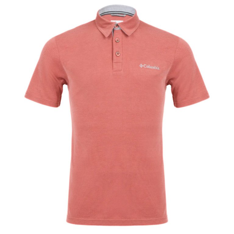 Футболка Columbia Nelson Point™ Polo M - червона