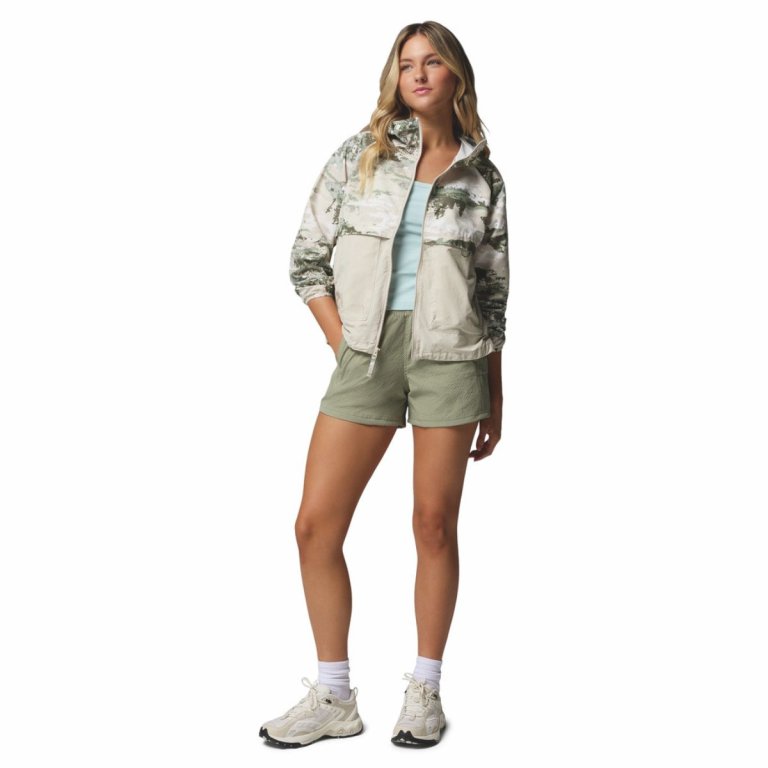 Вітрівка Columbia Spire Valley™ Printed Windbreaker W - зелено/бежева