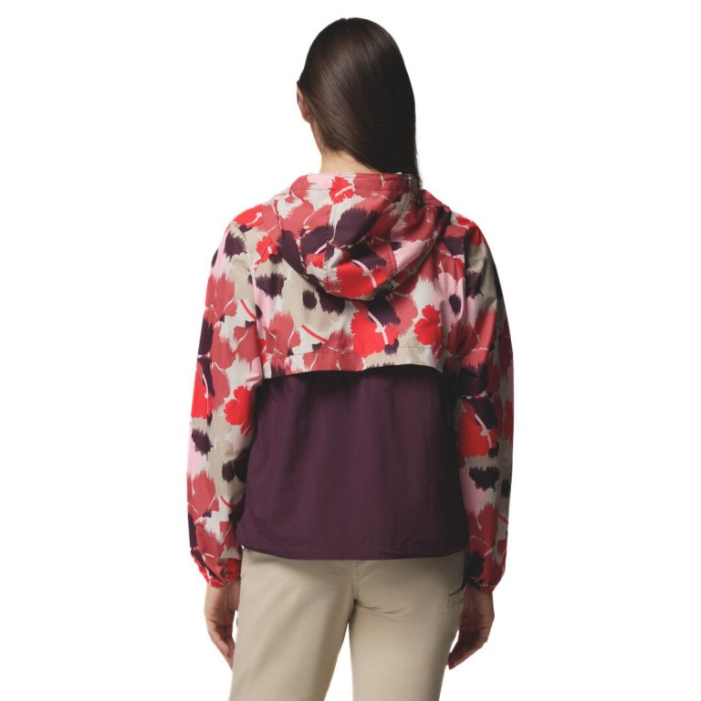 Вітрівка Columbia Spire Valley™ Printed Windbreaker W - червона
