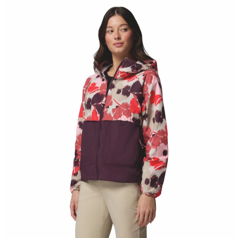 Вітрівка Columbia Spire Valley™ Printed Windbreaker W - червона