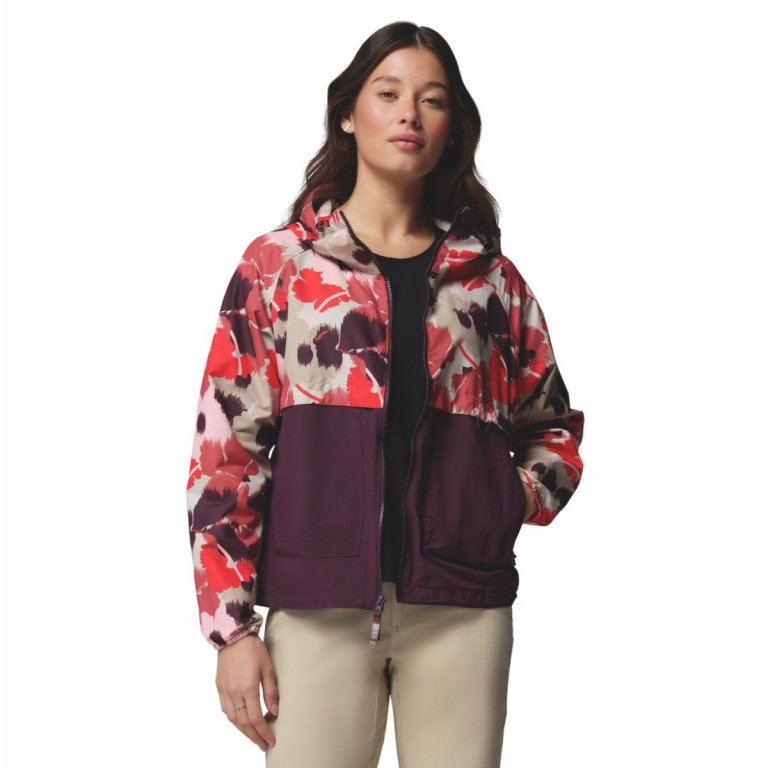Вітрівка Columbia Spire Valley™ Printed Windbreaker W - червона