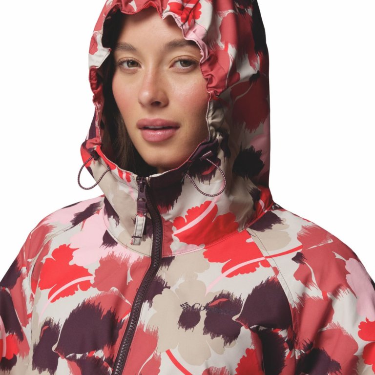 Вітрівка Columbia Spire Valley™ Printed Windbreaker W - червона