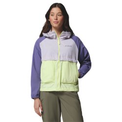 Вітрівка Columbia Spire Valley™ Windbreaker W - фіолетово/жовта