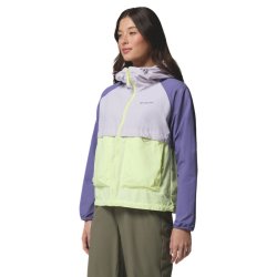Вітрівка Columbia Spire Valley™ Windbreaker W - фіолетово/жовта