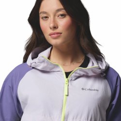 Вітрівка Columbia Spire Valley™ Windbreaker W - фіолетово/жовта