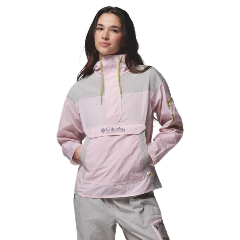 Вітрівка Columbia Challenger™ II Windbreaker W - рожево/сіра