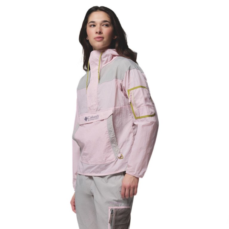 Вітрівка Columbia Challenger™ II Windbreaker W - рожево/сіра