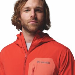 Куртка Columbia Tall Heights™ III Hooded Softshell M - червона