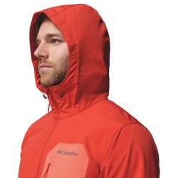 Куртка Columbia Tall Heights™ III Hooded Softshell M - червона