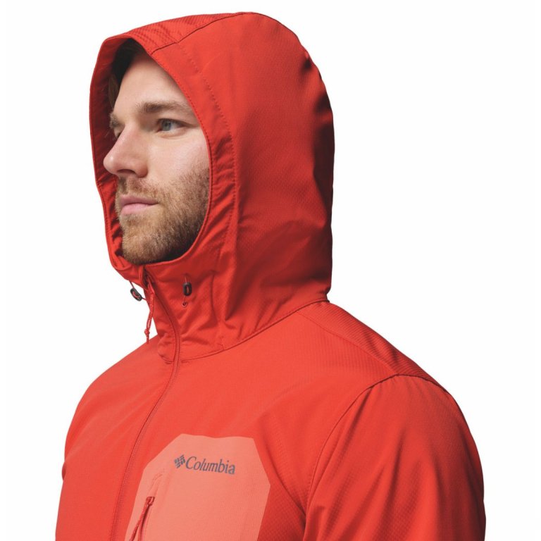 Куртка Columbia Tall Heights™ III Hooded Softshell M - червона