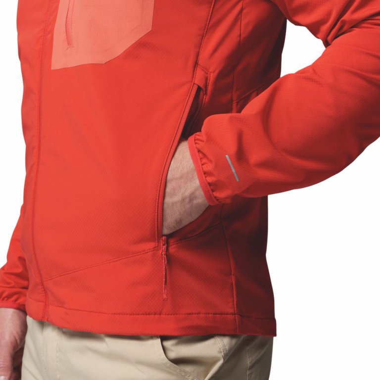 Куртка Columbia Tall Heights™ III Hooded Softshell M - червона