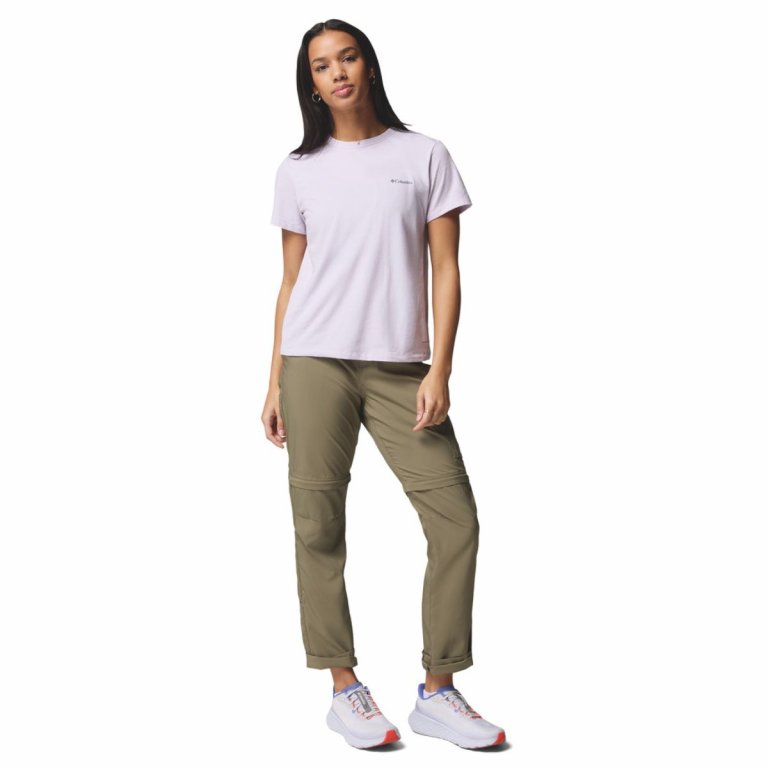 Футболка Columbia Sun Trek™ SS II W - фіолетова