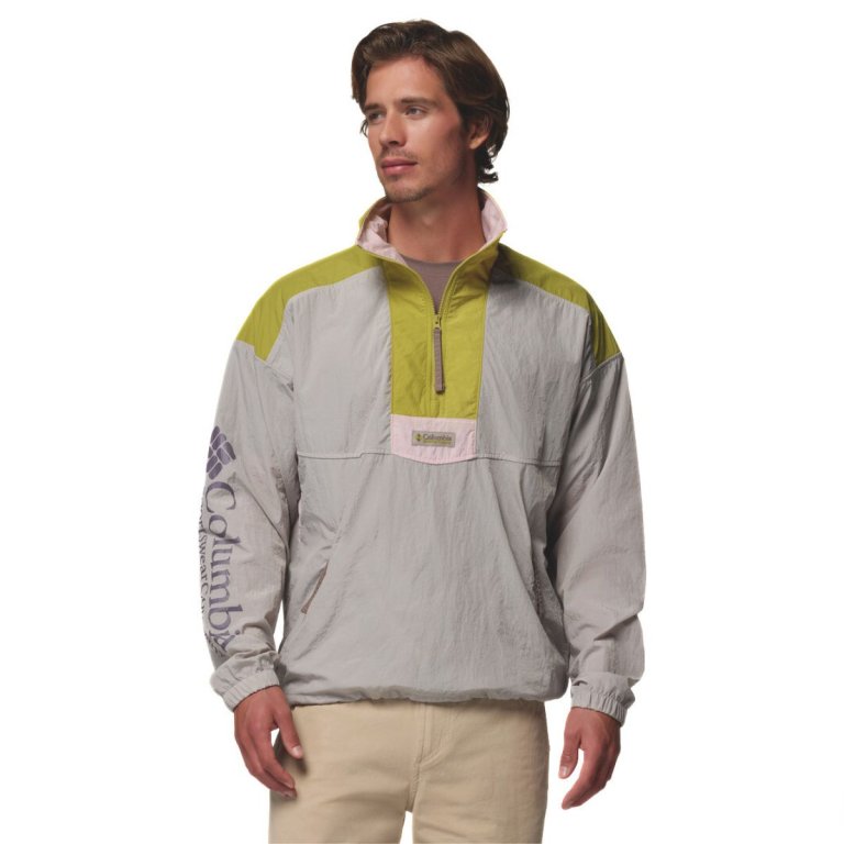 Вітрівка Columbia Riptide™ II Retro Anorak M - сіро/зелена