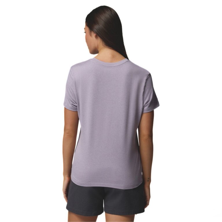 Футболка Columbia Parsons Point™ SS Logo Tee W - фіолетова