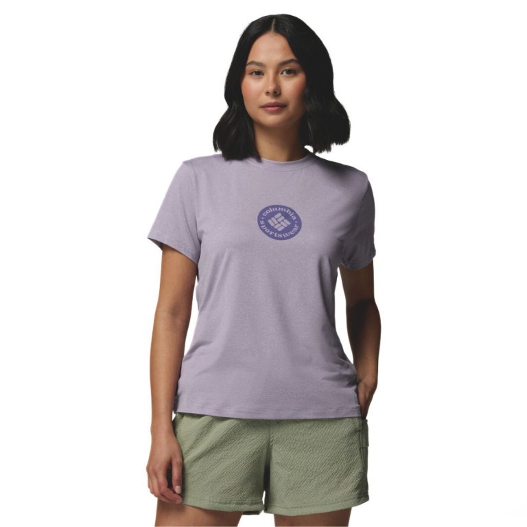 Футболка Columbia Parsons Point™ SS Graphic Tee W - фіолетова