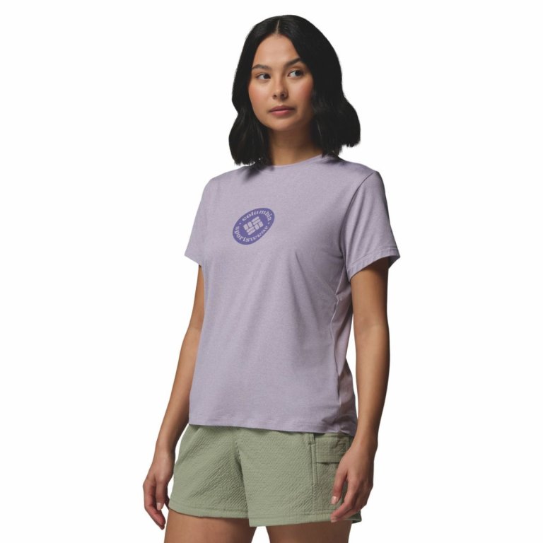 Футболка Columbia Parsons Point™ SS Graphic Tee W - фіолетова