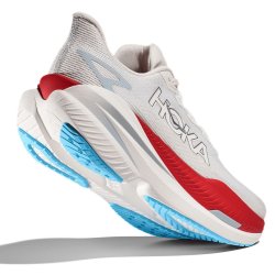 Кросівки Hoka Mach X 3 M - біло/помаранчеві
