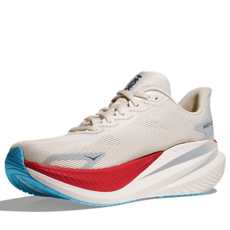 Кросівки Hoka Mach X 3 M - біло/помаранчеві