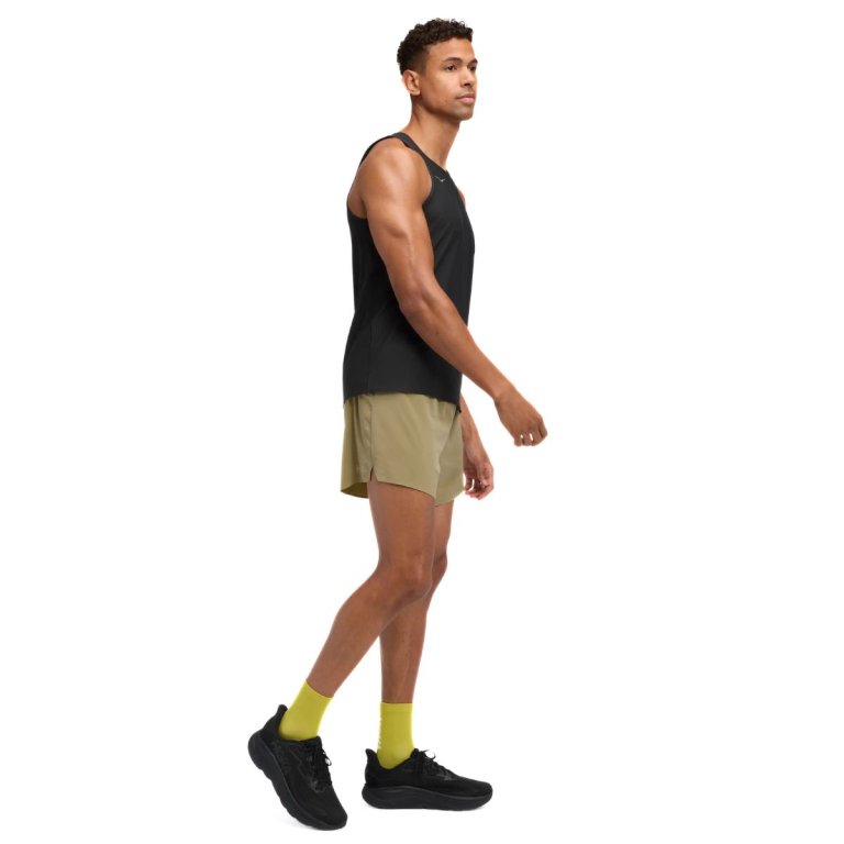 Шорти Hoka Glide 5 Short with Short M - коричневі