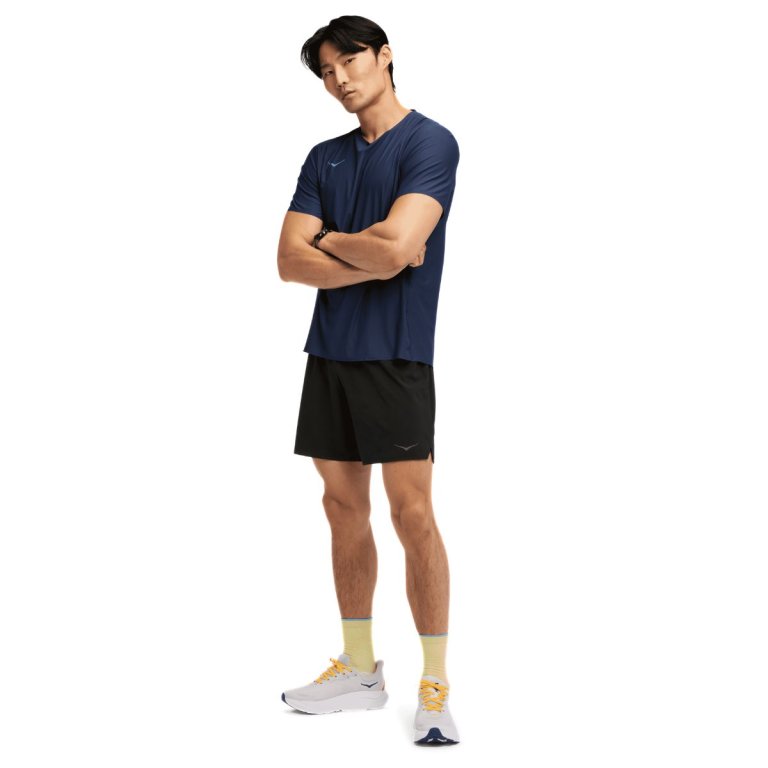 Шорти Hoka Glide 7 Short 2in1 - чорні