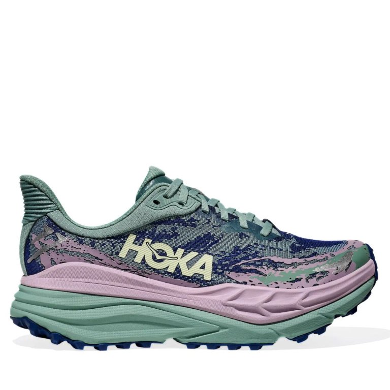 Кросівки Hoka Stinson 7 Вт - рожево/зелені