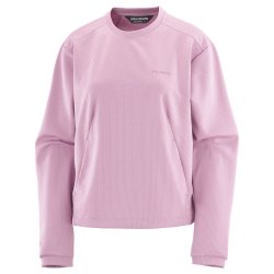 Кофта Salomon Motomesh Crewneck W - рожева