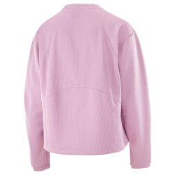 Кофта Salomon Motomesh Crewneck W - рожева