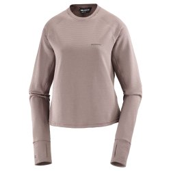 Світшот Salomon Essential Lightwarm CN W - бежевий
