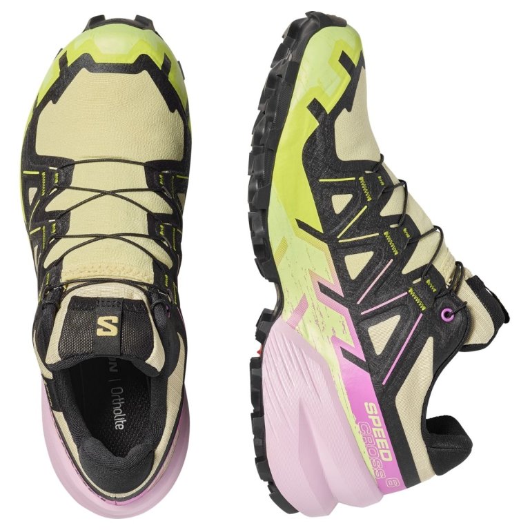 Кросівки Salomon Speedcross 6 GTX W - рожево/жовті