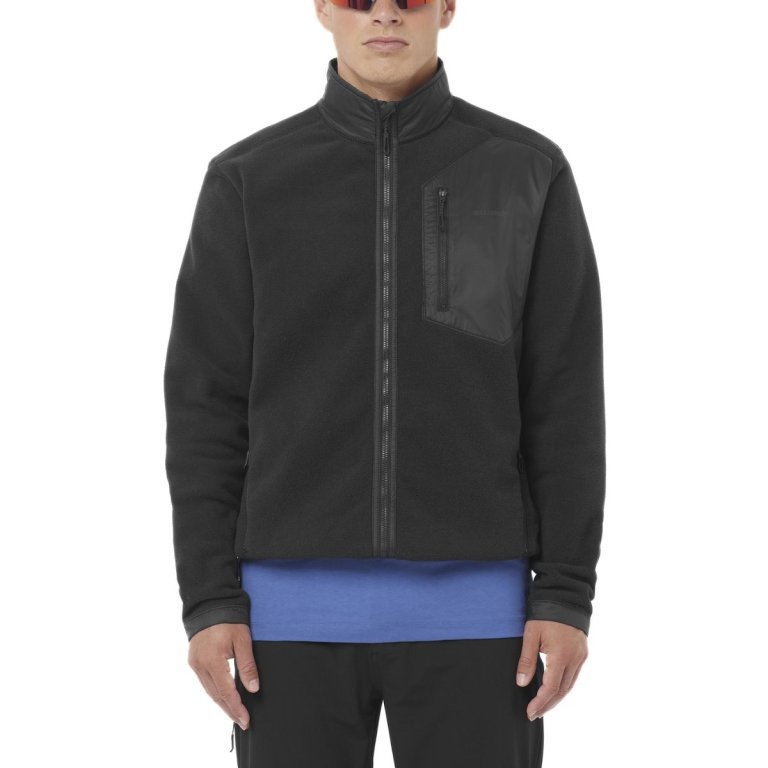 Світшот Salomon Chroma Fleece FZ M - чорний