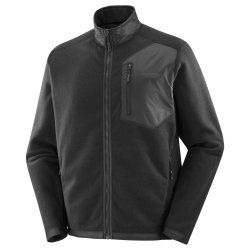 Світшот Salomon Chroma Fleece FZ M - чорний