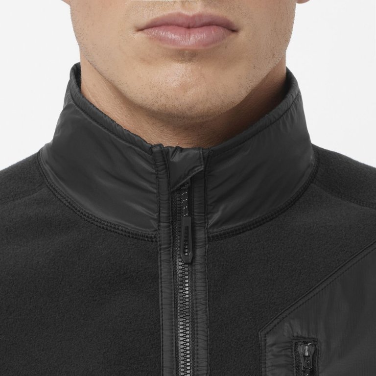 Світшот Salomon Chroma Fleece FZ M - чорний