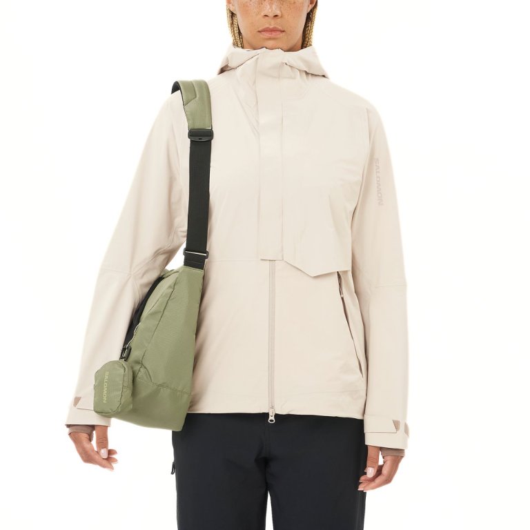 Куртка Salomon Outerpath Pro 2.5L Jkt W - бежева
