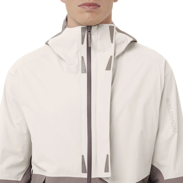 Куртка Salomon Outerpath Pro 2.5L Jkt M - бежева