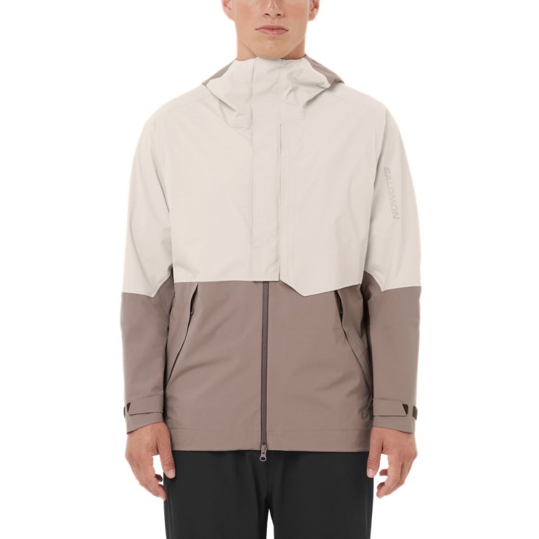 Куртка Salomon Outerpath Pro 2.5L Jkt M - бежева