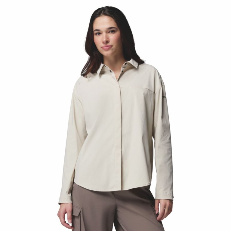 Сорочка Columbia Chill Creek™ LS Shirt W - сіра