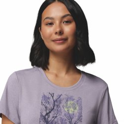 Футболка Columbia Parsons Point™ SS Scoop Tee W - фіолетова