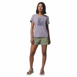 Футболка Columbia Parsons Point™ SS Scoop Tee W - фіолетова