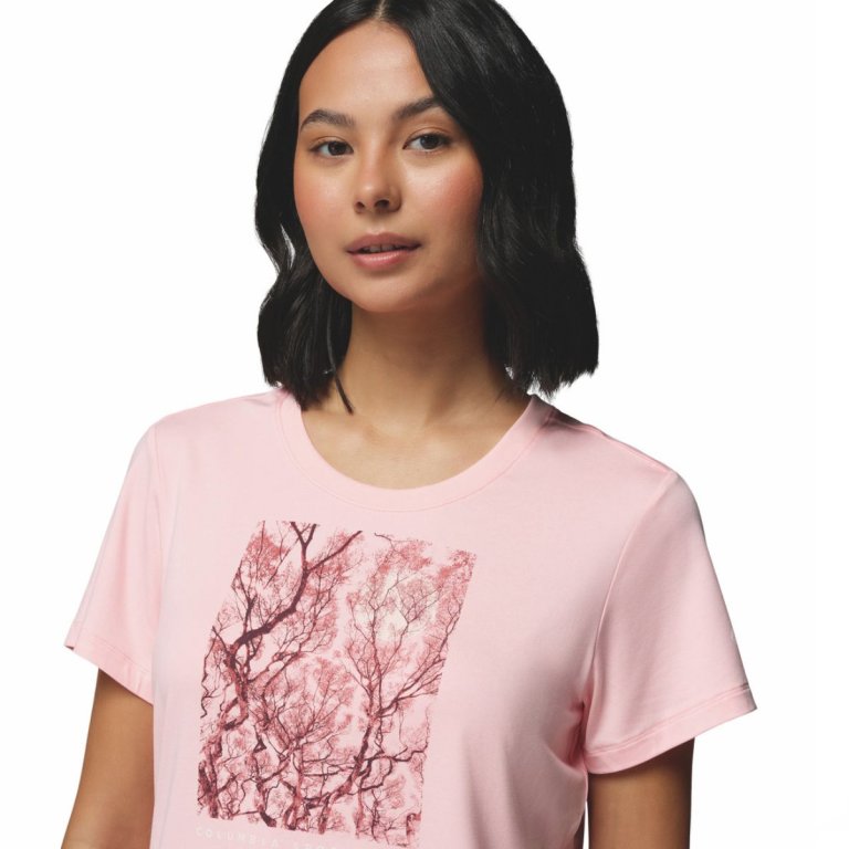 Футболка Columbia Parsons Point™ SS Scoop Tee W - рожева