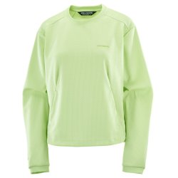 Світшот Salomon Motomesh Crewneck W - зелений