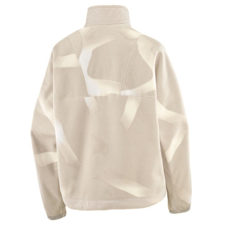 Кофта Salomon Chroma Fleece Crop HZ W - бежева