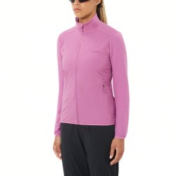 Світшот Salomon Essential Lightwarm Hybrid W - рожевий