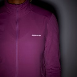 Світшот Salomon Essential Lightwarm Hybrid W - рожевий