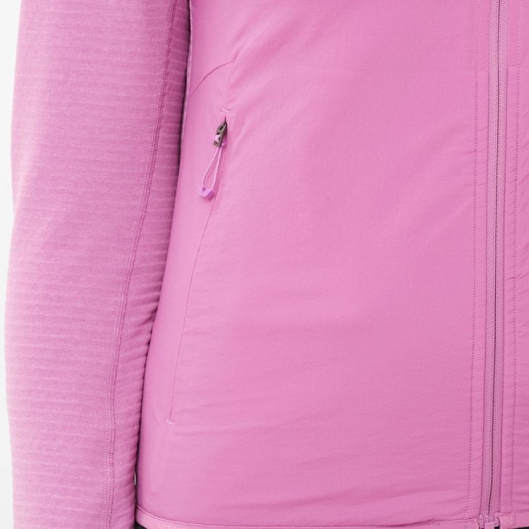 Світшот Salomon Essential Lightwarm Hybrid W - рожевий