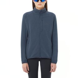Світшот Salomon Essential Lightwarm FZ W - синя