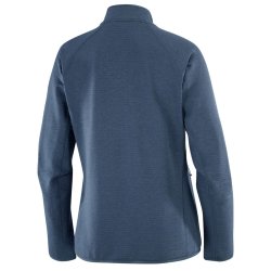 Світшот Salomon Essential Lightwarm FZ W - синя