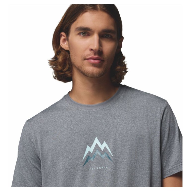 Футболка Columbia Parsons Point™ SS Graphic Tee M - сіра